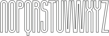 First Contact Regular Outline otf (400) Font LOWERCASE