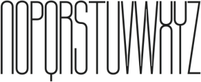 First Contact Thin otf (100) Font LOWERCASE