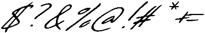 First Draft One otf (400) Font OTHER CHARS