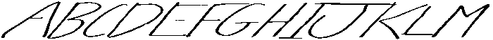 First Draft One otf (400) Font UPPERCASE