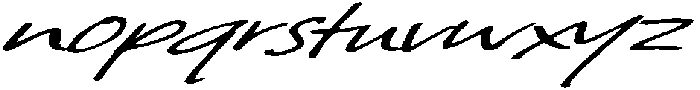 First Draft Three otf (400) Font LOWERCASE