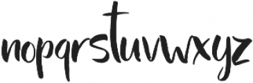 First Kisses otf (400) Font LOWERCASE