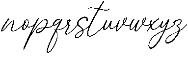 First Love otf (400) Font LOWERCASE