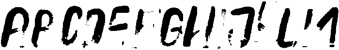 First Regular otf (400) Font UPPERCASE