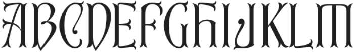 First Reign Thin otf (100) Font UPPERCASE
