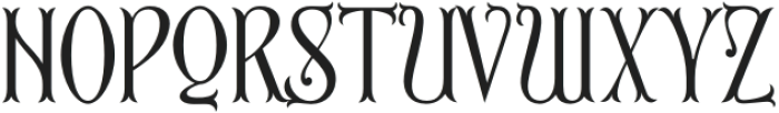 First Reign Thin otf (100) Font UPPERCASE
