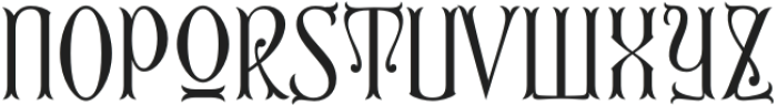 First Reign Thin otf (100) Font LOWERCASE