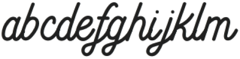 First Snow Script otf (400) Font LOWERCASE