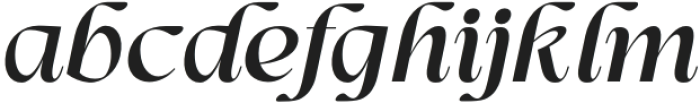 FirstClass-Italic otf (400) Font LOWERCASE