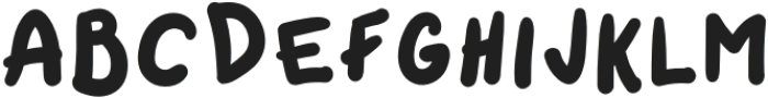 Fishy Freddy Regular otf (400) Font UPPERCASE