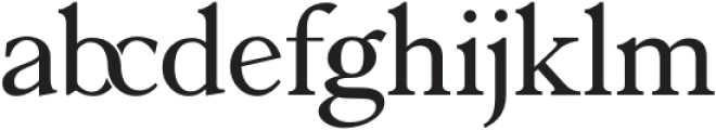 Fistalle Regular otf (400) Font LOWERCASE