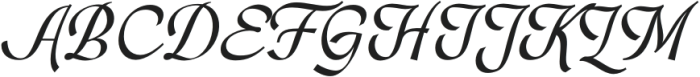 Fisterya otf (400) Font UPPERCASE