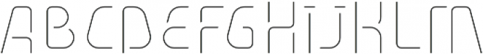 Fiver Inline otf (400) Font LOWERCASE