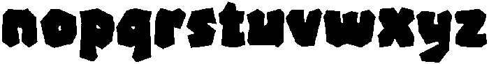 Fixtory Regular otf (400) Font LOWERCASE
