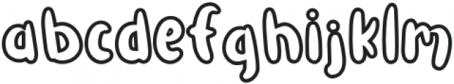 Fizzy Outline otf (400) Font LOWERCASE