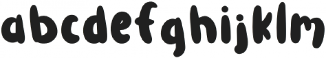 Fizzy Regular otf (400) Font LOWERCASE