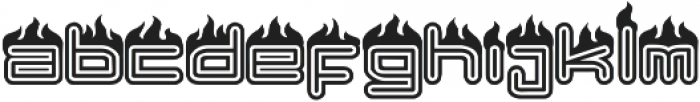 fire ttf (400) Font LOWERCASE