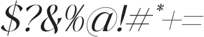 firgine Italic otf (400) Font OTHER CHARS