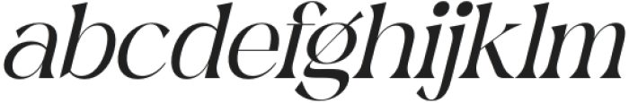 firgine Italic otf (400) Font LOWERCASE