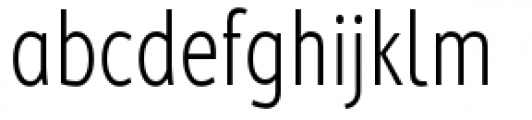 Fiendstar Light Condensed Font LOWERCASE