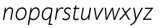 Fiendstar Light Italic Font LOWERCASE