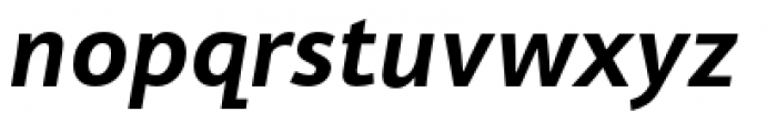 Fiendstar Semibold Italic Font LOWERCASE