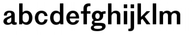 Figgins Sans Bold Font LOWERCASE