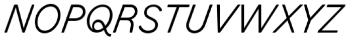 Figgins Sans Italic Font UPPERCASE
