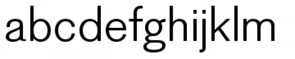 Figgins Sans Regular Font LOWERCASE