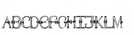 Filigree Monograms Font LOWERCASE