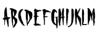 Filth Font UPPERCASE