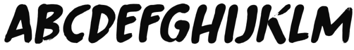 Fingerfood Italic Font LOWERCASE