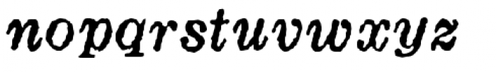 Fishwrapper Italic Font LOWERCASE
