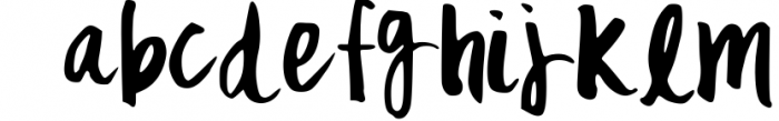Fickle - an unsure & unsteady handwritten semi-script Font LOWERCASE