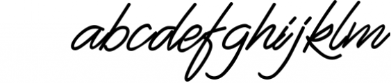 Fiftyes Signature Font LOWERCASE