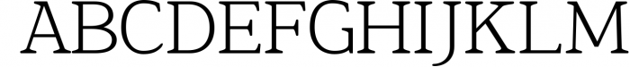 Figerona 1 Font UPPERCASE