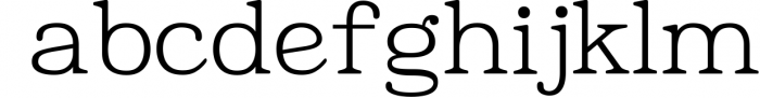 Figerona 1 Font LOWERCASE