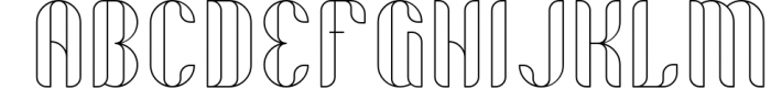 Fika Display typeface - 4 fonts 1 Font UPPERCASE