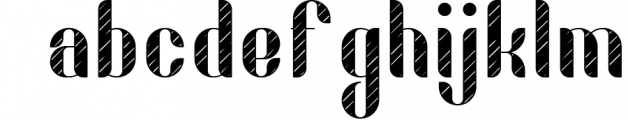 Fika Lines Font LOWERCASE