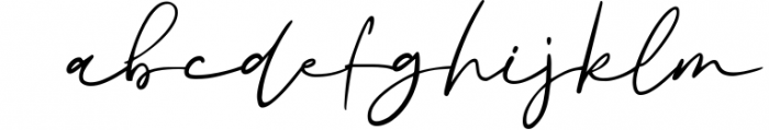 Fillerglad - Signature Font Font LOWERCASE
