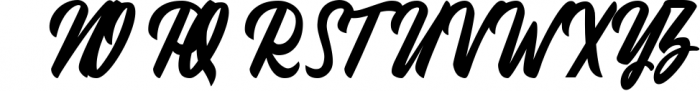 Fineberg Modern Script Font UPPERCASE