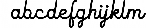 Fioretta Monoline Signature Font LOWERCASE