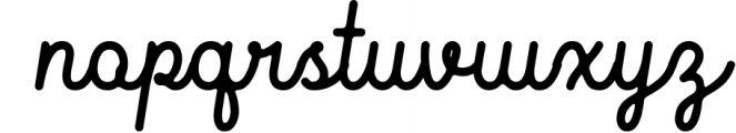Fioretta Monoline Signature Font LOWERCASE