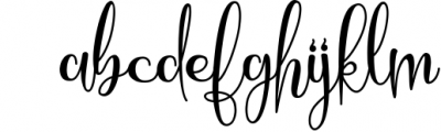 Fishbone - Modern Calligraphy Font Font LOWERCASE