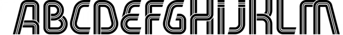 Fiver 5 fonts family 1 Font UPPERCASE