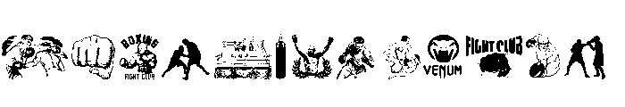 FIGHT CLUB Font UPPERCASE