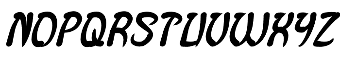 FISH BONE Bold Italic Font UPPERCASE