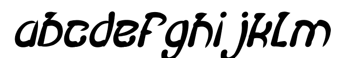 FISH BONE Bold Italic Font LOWERCASE