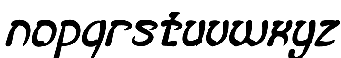 FISH BONE Bold Italic Font LOWERCASE