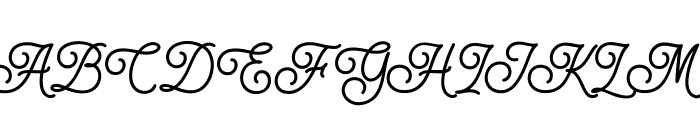 FIneziaPersonalUseOnly-Regular Font UPPERCASE
